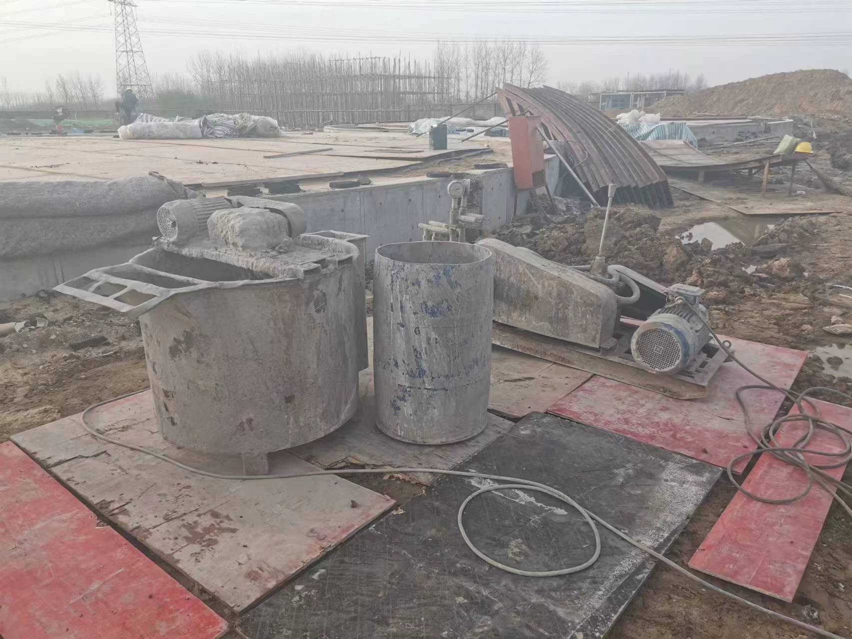 边坝回填土注浆